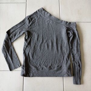Bailey 44 Charcoal Off-Shoulder Sweater - size small